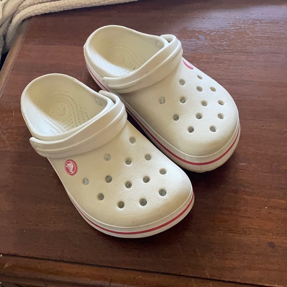 Tan and pink “Crocband” Crocs - Picture 4 of 5